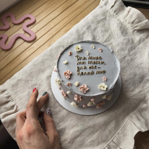 Бенто для мамы с цветами