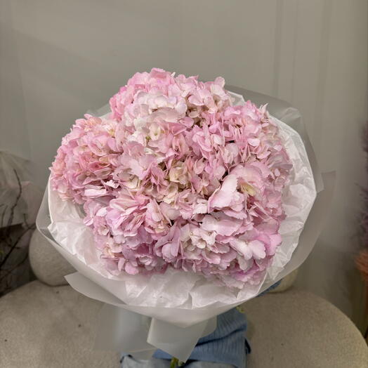 Моно из розовой гортензии