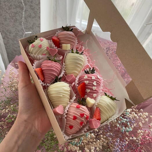 Клубника в шоколаде набор (8шт)