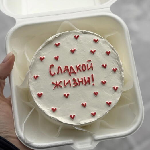 Бенто торт сладкой жизни
