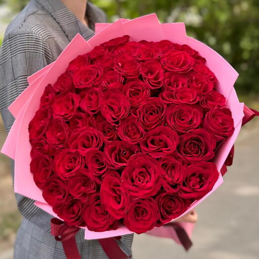 Букет 51 красная роза 🌹
