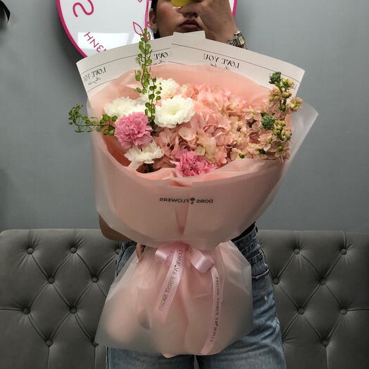 Букет с маттиолой🌸