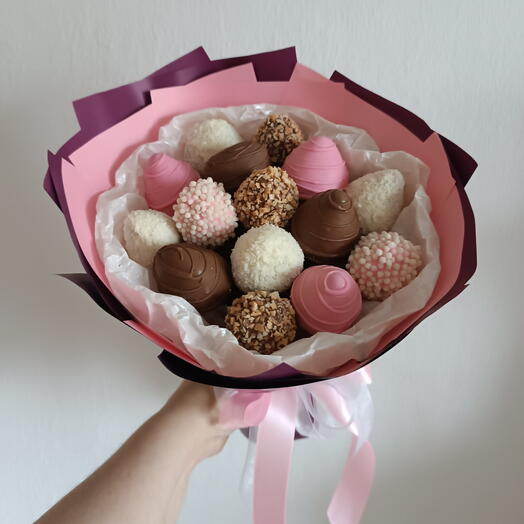 Клубничный букет "Мария" подарок маме