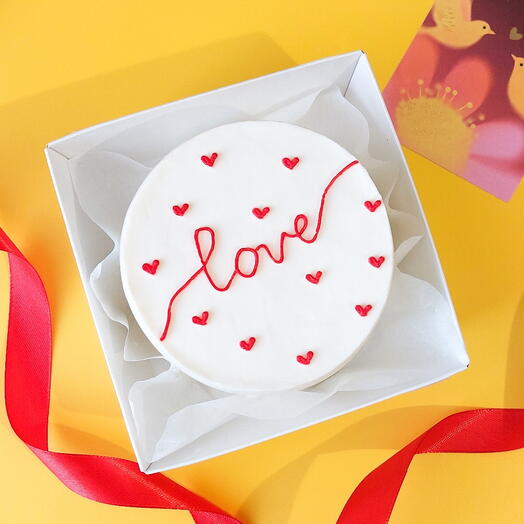 Бенто-торт "love, люблю" для любимого, любимой