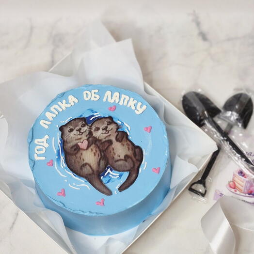 A bento cake with any inscription or picture