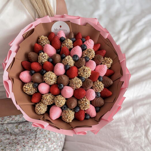 Букет из клубники в шоколаде 🍓 — вау-подарок с доставкой на день рождения