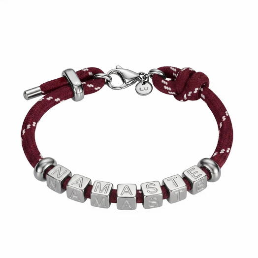 Браслет LU CORD WINE [NAMASTE]