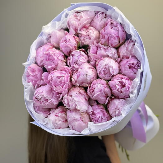 Букет пионов Сара Бернар 25 шт 💞