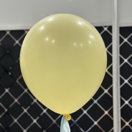 Воздушный шар сливочно-желтый