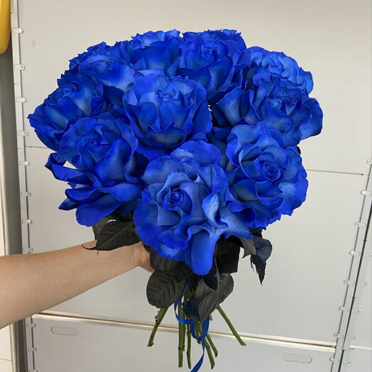 Букет из синих роз