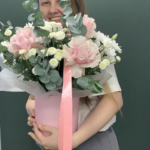 Композиция с французскими розами
