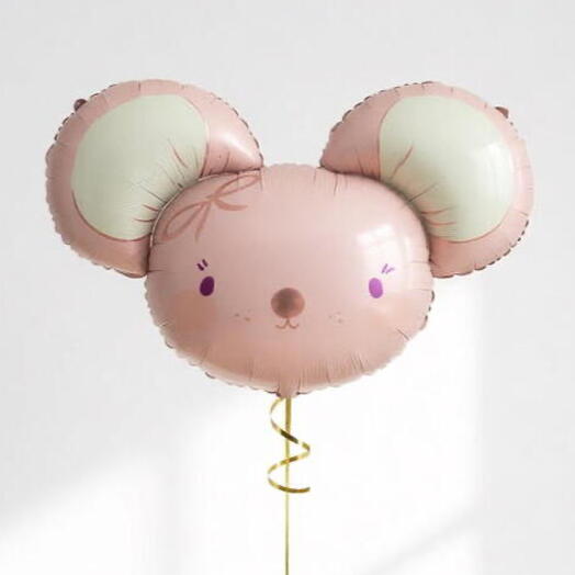 Фольгированный шар-фигура «Милая мышка» PartyDeco