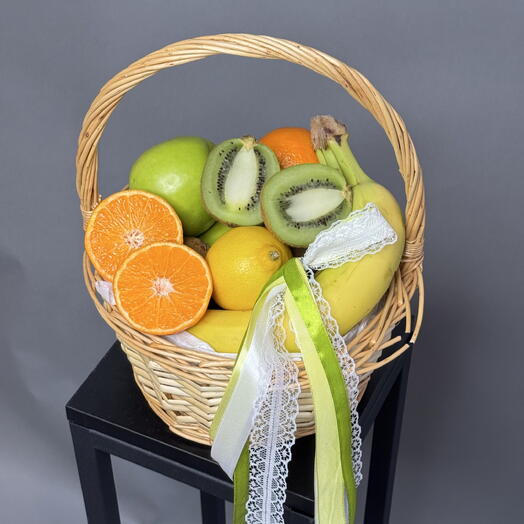 Корзина с фруктами S, подарок