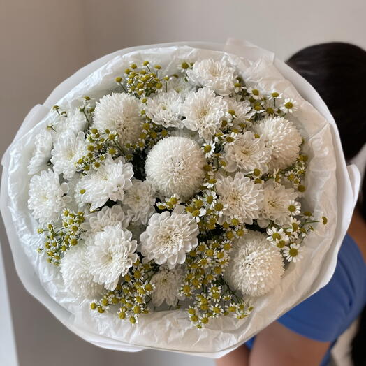 Букет полевой +подарок от Vivienne Sabo — румяна MACARON