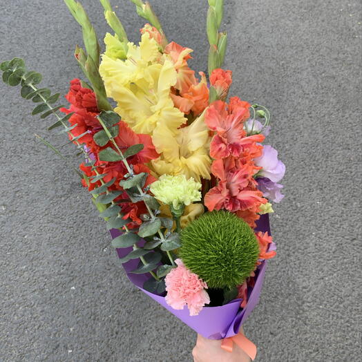 Яркий дофаминовый букет 💐