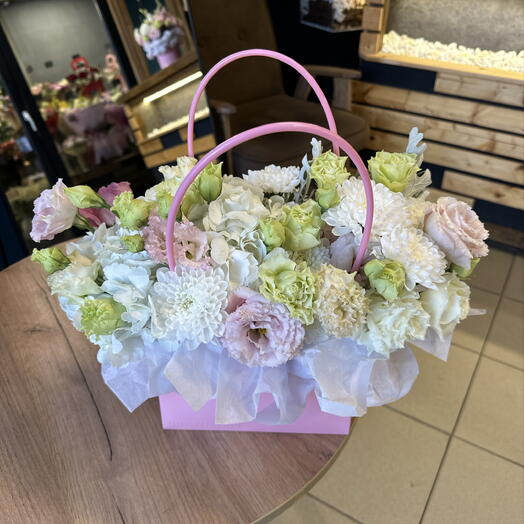 Сумочка нежная сборная микс 🌸