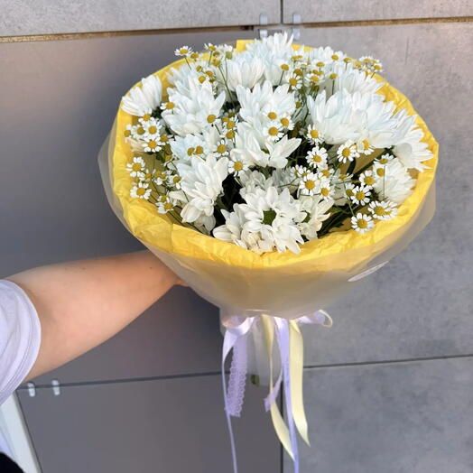 Солнышко с ромашками