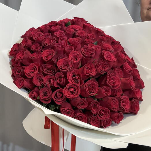 🔥Букет 101 Роза Кения🌹