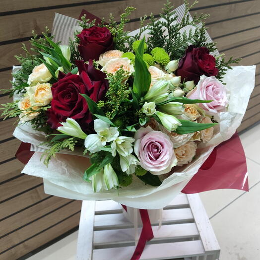 🌹🌹🌹Авторский букет с розами