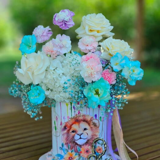 Leo Zodiac Floral Arrangement