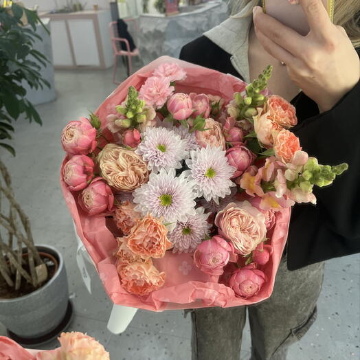 Букет розовый