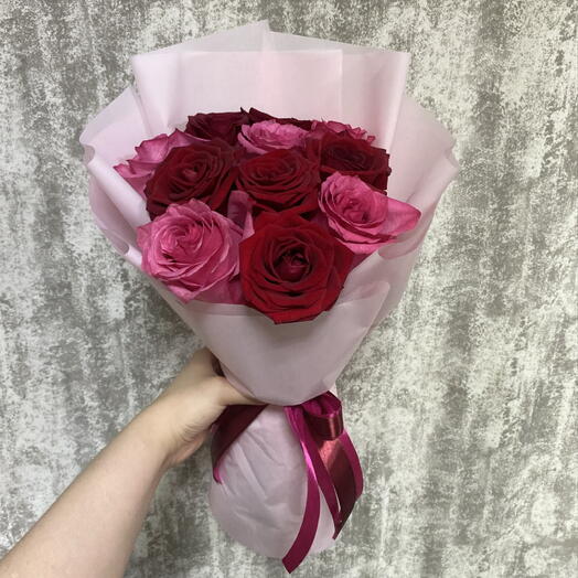 Микс из 11 роз