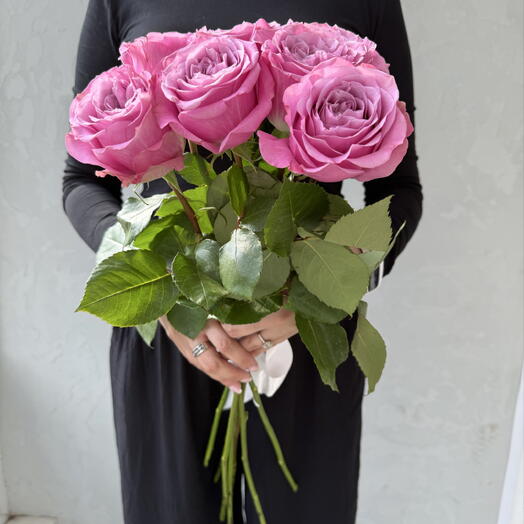 АКЦИЯ️🔥 МОНО БУКЕТ 💐 розово-сиреневых роз 🩷
