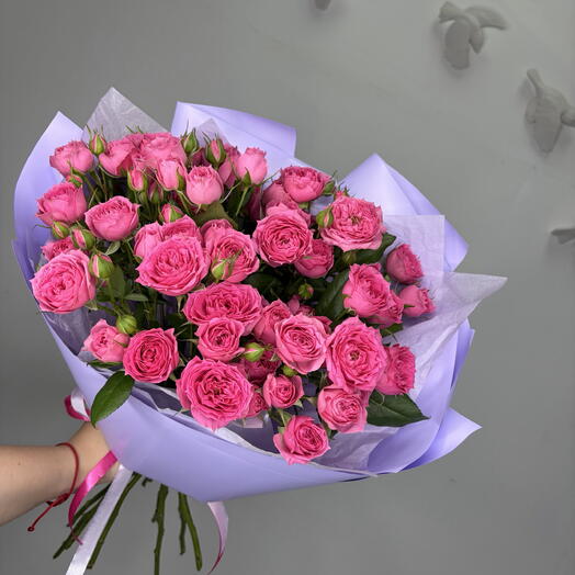 Кустовые розы Пинк дименшен (Мисти)