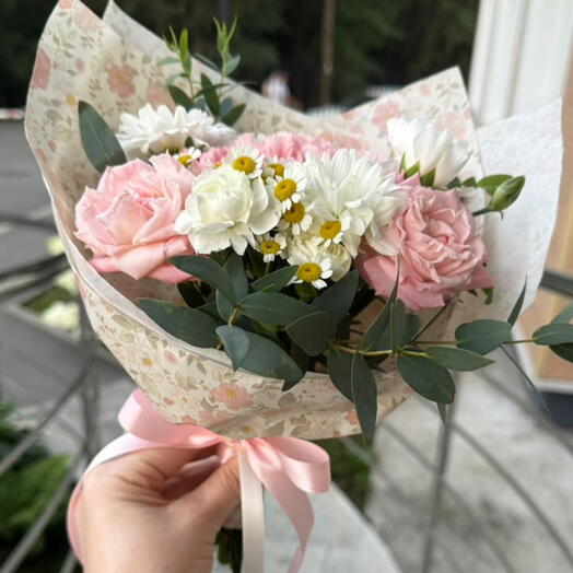 Мини букет цветов