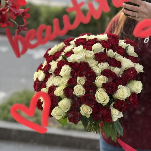 101 повод сказать  люблю 😻 Букет из 101 Розы 🌹