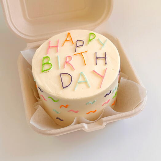 Бенто торт birthday, с днем рождения