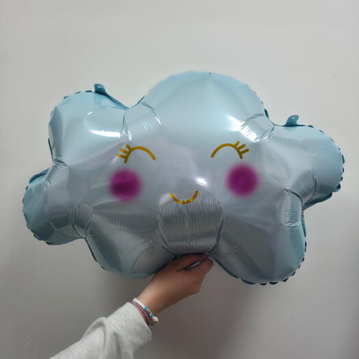 Шар фольгированный с гелием "Голубое облако" (22"/55см)