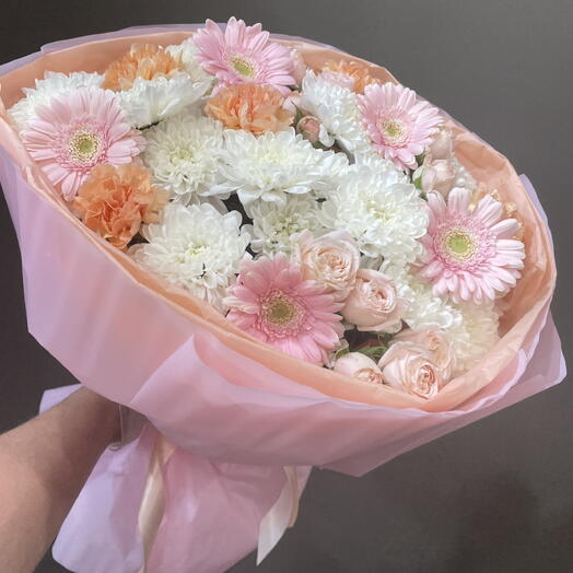 Нежный букет с Герберами