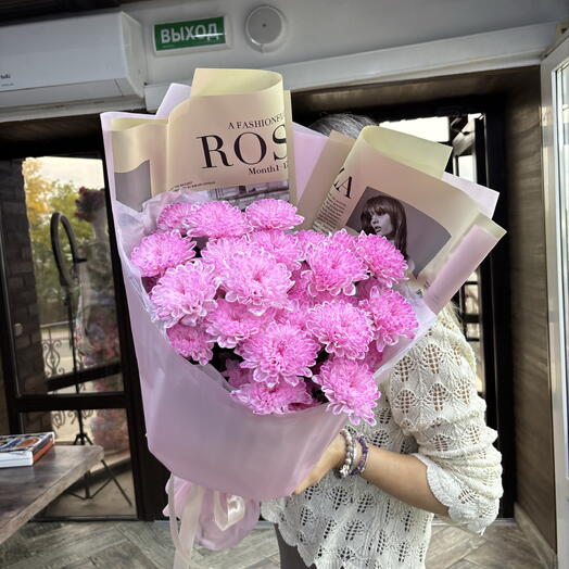 Букет пышный «Эйфория»🌸💗🧸