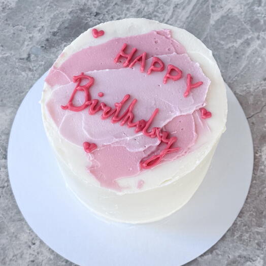 Бенто с розовыми акцентами Happy Birthday