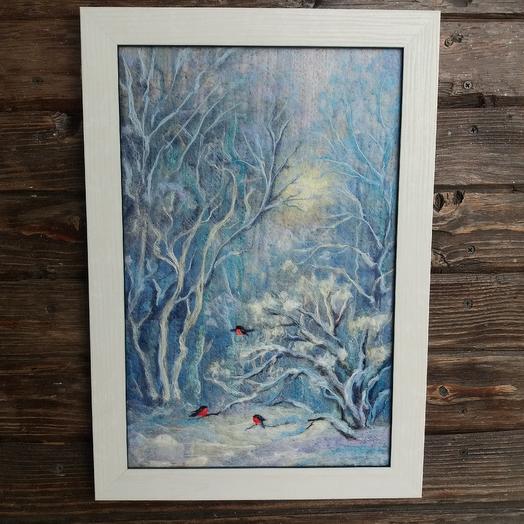 Panel de fieltro "cuento de Invierno"
