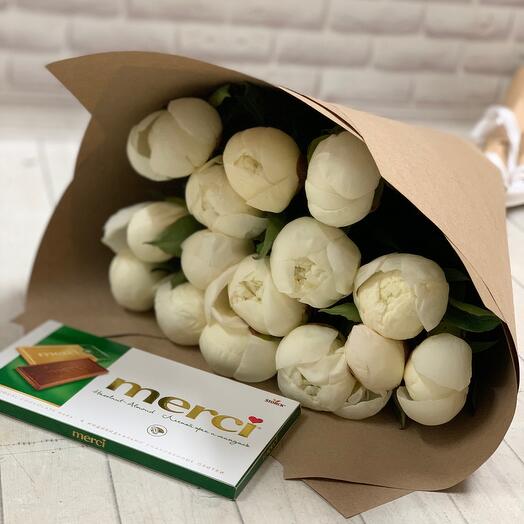 Пионы  с Шоколадом 😍😍