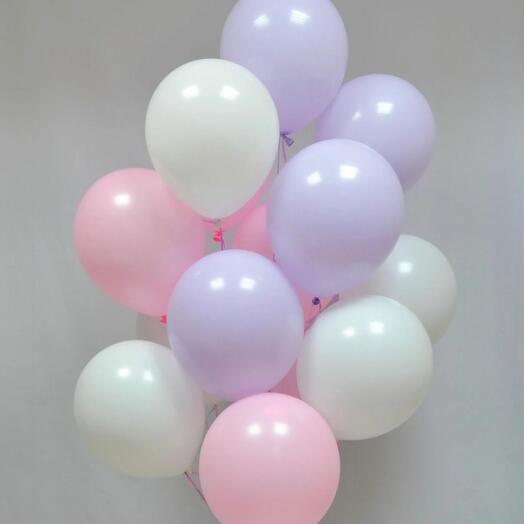 Set 11pcs (blanco, rosa, lila)