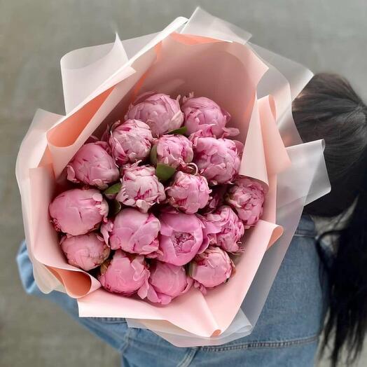 Pink peonies