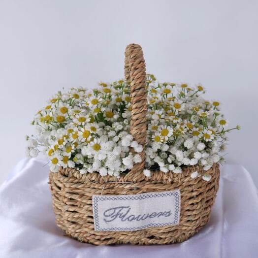 Корзина Flowers с цветами