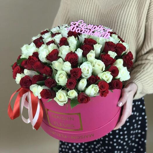 101 Roses in a box