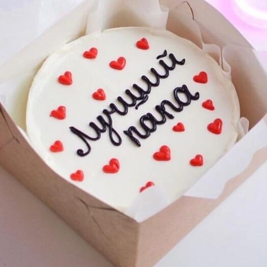 Бенто торт мини Лучший папа