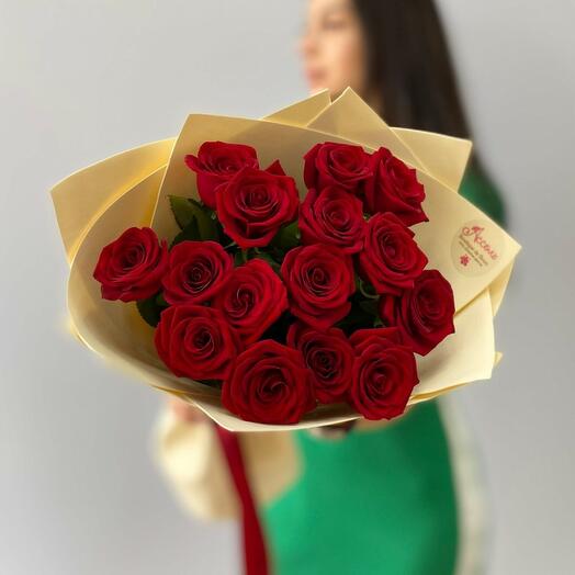 15 rosas rojas