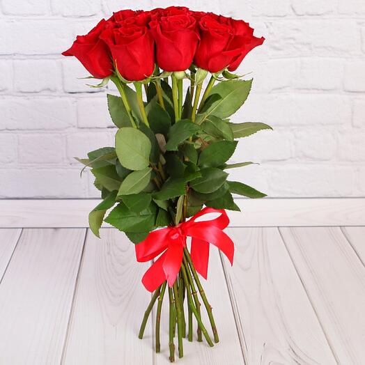 Букет из 11 роз 70 см🌹
