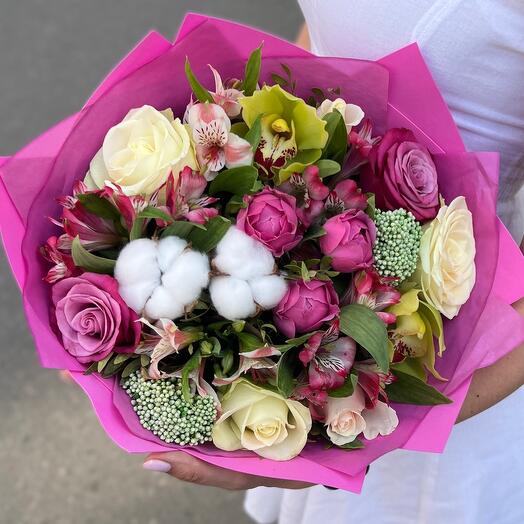Ramo de flamenco Rosa