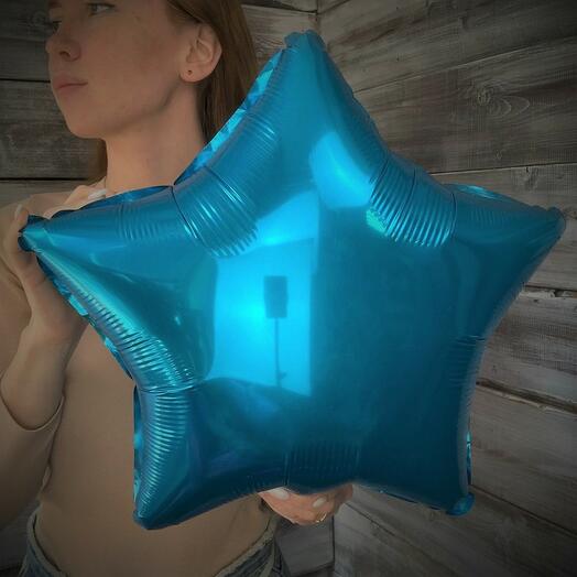 Ball foil - Blue star