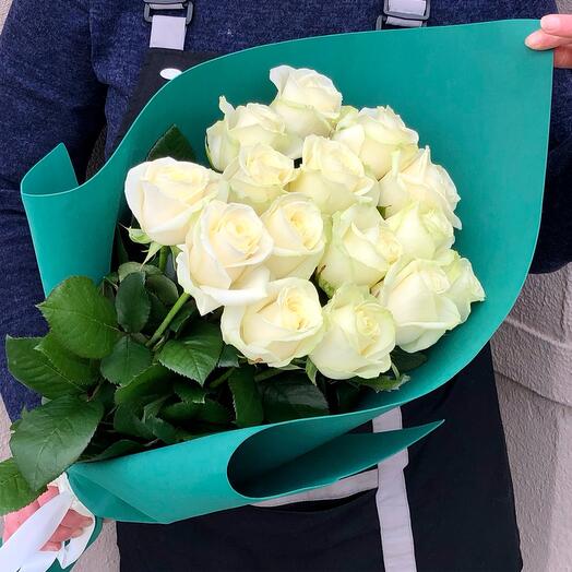 Ramo de 15 rosas Blancas
