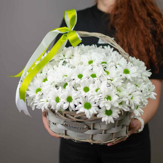 Корзина с ромашками Чик M 🌼
