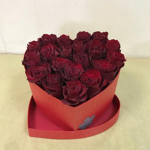 Roses in a box