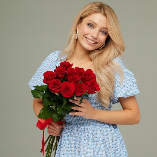 11 Красных роз Premium